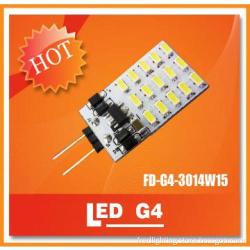 LED G4 SMD3014 15leds 1.6W 150lm